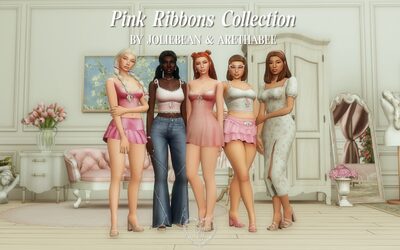 The Pink Ribbons Collection by Joliebean x Arethabee: A Lookbook by Sarah Simmer xo