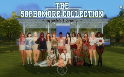 The Sophomore Collection by Sentate & Serenity | A Sims 4 Lookbook
