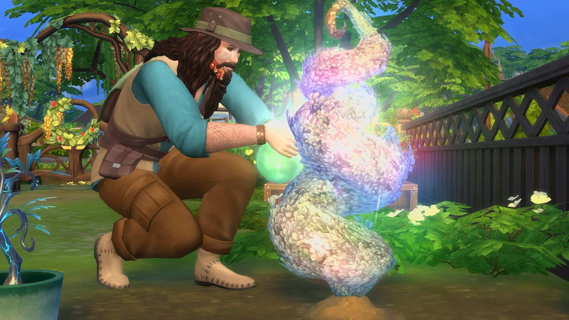 Gather rare ingredients straight from the source. Tend enchanted flora to stock your apothecary shelves with powerful cures.