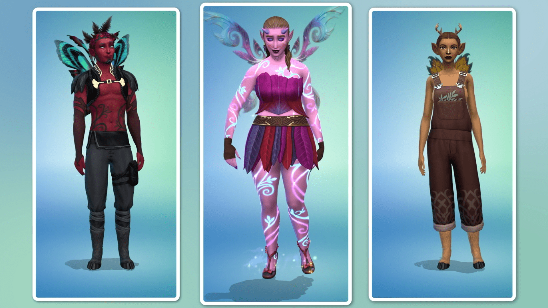 Chaos, glow, or grounded? 🌺🌀 The fairy customization options in CAS allow for soft storytelling or full fantasy drama, your wings, your rules.